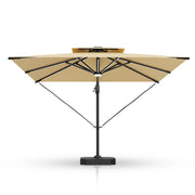 Sunshade Adjustable Cantilever Umbrella Stabilizing Strap Set with Quick-Release Buckles