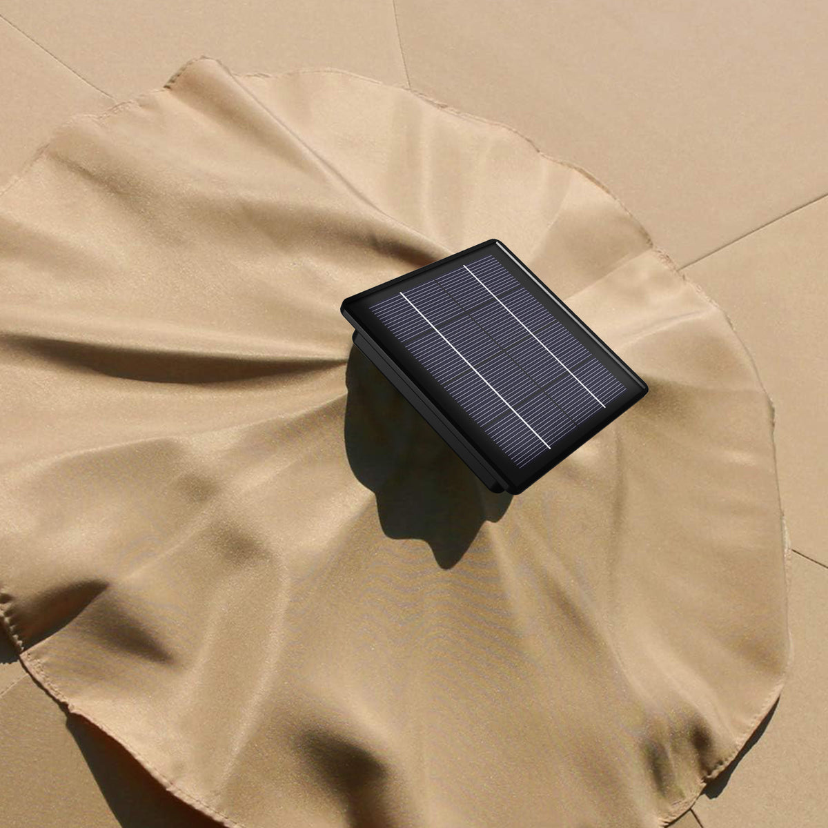 Sunshade Replacement Solar Charging Panel for Compatible LED Cantilever Patio Umbrellas