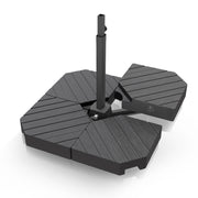 Sunshade 4-Piece Heavy-Duty Cantilever Umbrella Base, Up to 441 lb. Filled Weight
